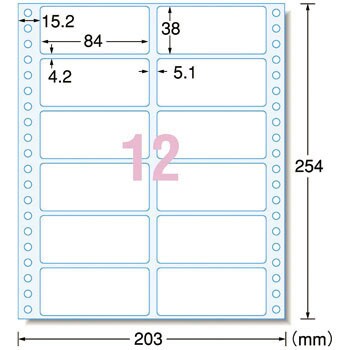 28091 コンピュータフォームラベル 1冊(125シート) エーワン 【通販