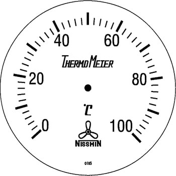 NBS-WT バイメタル温度計(縦型) 1個 日新計器 【通販モノタロウ】