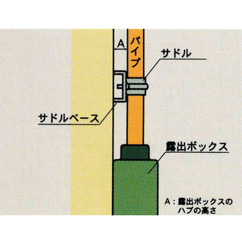 サドルベース 電気メッキ仕上 タチバナ