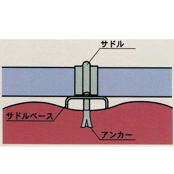 サドルベース 電気メッキ仕上 タチバナ