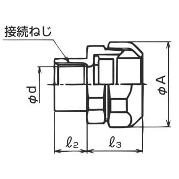 WUG101-92 コンビネーションカップリング(ねじ付) 1個 三桂製作所