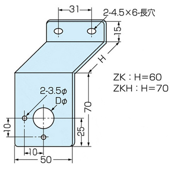 スイッチ取付台ZK カメダデンキ