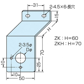 スイッチ取付台ZK カメダデンキ