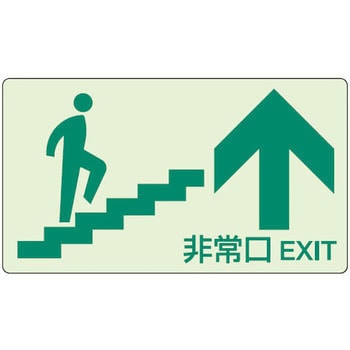 避難・誘導標識 蓄光ステッカー ユニット
