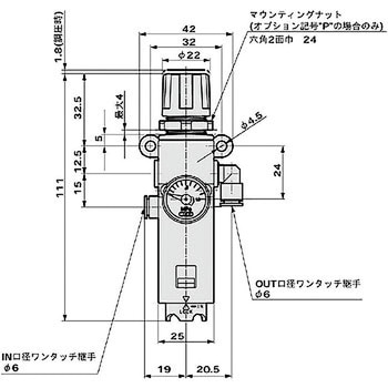 小型フィルタレギュレータ WB500シリーズ CKD