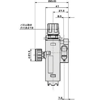 WB500-LLC6 小型フィルタレギュレータ WB500シリーズ 1個 CKD 【通販