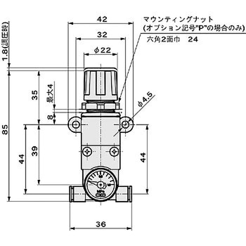 RB500-LLC4 小型レギュレータ RB500シリーズ 1個 CKD 【通販サイト