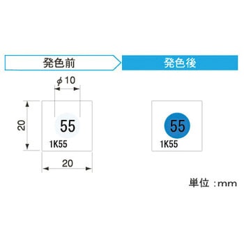 サーモカラーセンサー 標準型1温表示タイプ アセイ工業