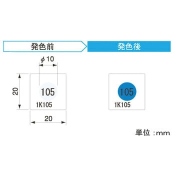 サーモカラーセンサー 標準型1温表示タイプ アセイ工業