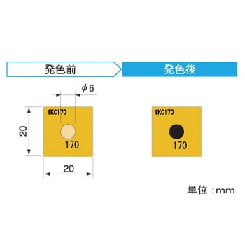 サーモカラーセンサー 標準型1温表示タイプ アセイ工業