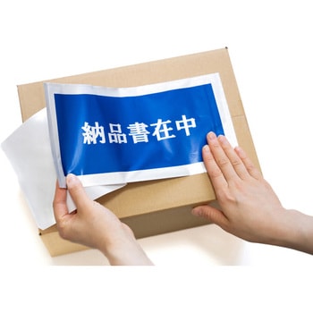 デリバリーパック 完全密封 全面糊 青 納品書在中 パピルスカンパニー