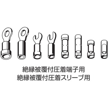ミニ圧着工具(絶縁被覆付圧着端子・スリーブ用) ロブスター(ロブテックス)