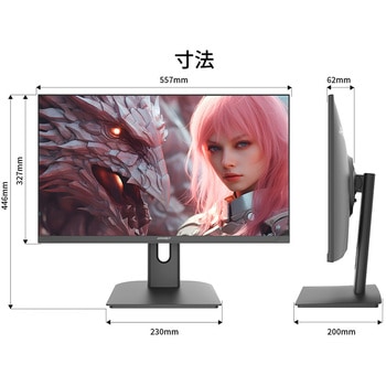 24.5型/1920×1080/HDMI、DP×2/ブラック/スピーカー有/2年保証 JAPANNEXT