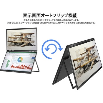 23.8型/1920×1080/HDMI×1、USB-C×2/ブラック/スピーカー有/2年保証/デュアル JAPANNEXT