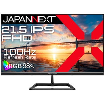 21.5型/1920×1080/HDMI×1/ブラック/スピーカー有/2年保証 - JAPANNEXT