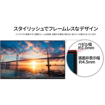 21.5型/1920×1080/HDMI×1/ブラック/スピーカー有/2年保証 JAPANNEXT