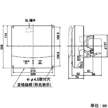 VFP-12XHSD4 圧力形パイプ用ファン (パネルタイプ・センサー自動運転