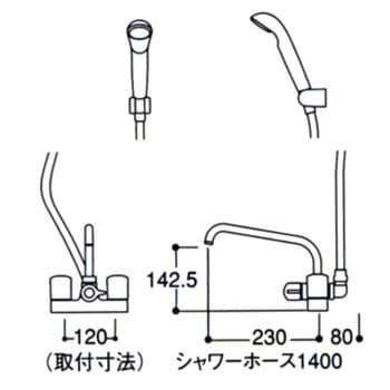 TMS26C 2ハンドルシャワー金具 TOTO 浴室用 - 【通販モノタロウ】