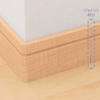 コーナー巾木(出隅用) P型対応 ウッドワン