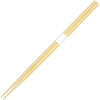 竹 24cm 六角箸 100膳 帯巻 九州紙工