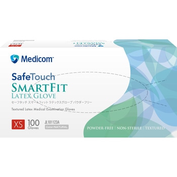 セーフタッチ スマートフィット ラテックスグローブ パウダーフリー メディコムジャパン