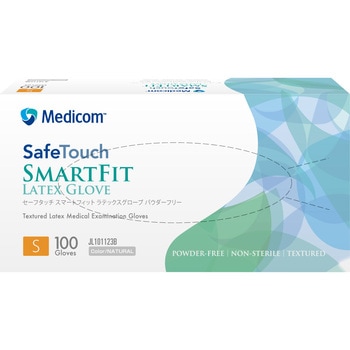 セーフタッチ スマートフィット ラテックスグローブ パウダーフリー メディコムジャパン