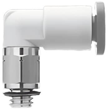 KQ2L Series インチサイズ ワンタッチ管継手 接続ねじ:UNF，NPT エルボユニオン ガスケットシール付 SMC