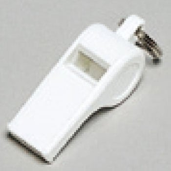 プラスチック製ホイッスル ヒモ付 つくし工房