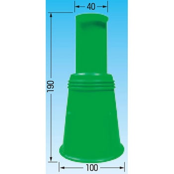 5301-A コーンキャップ(カラーコーン用保安灯取付キャップ