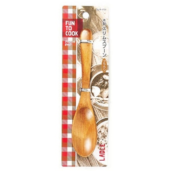 ファントゥクック 木製スリムスプーン パール金属