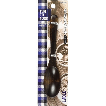 ファントゥクック 木製スリムスプーン パール金属