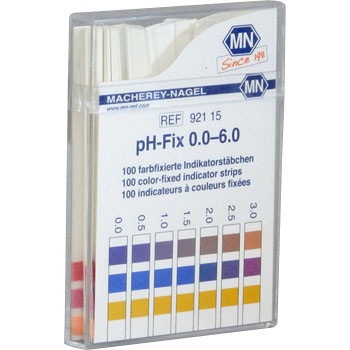 Mn92115 スティック Ph試験紙 Ph Fix Mn Macherey Nagel Ph測定有効範囲 0 0 6 0 Mn92115 1箱 100枚 通販モノタロウ 33139705