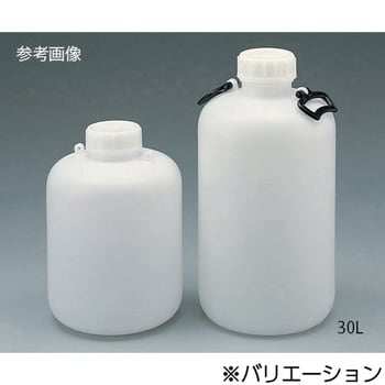 20L 広口瓶(HDPE・目盛りなし) 1個 アズワン 【通販サイトMonotaRO】