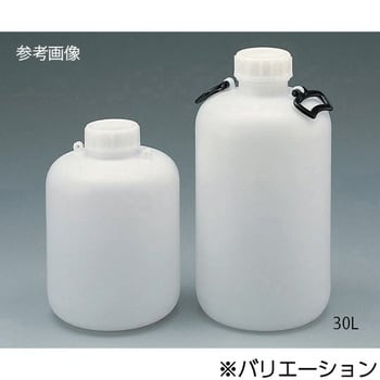 広口瓶(HDPE・目盛りなし) アズワン ネジ口瓶 【通販モノタロウ】