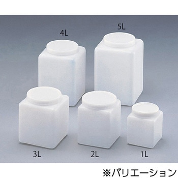 ハイルーテ角瓶(PE) アズワン