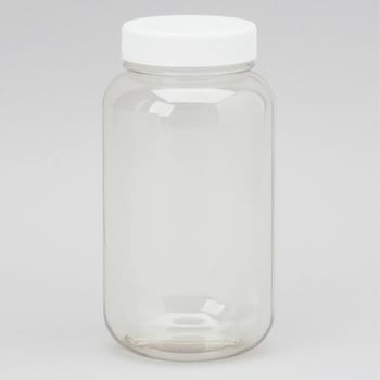 クリヤ広口瓶(透明塩ビ・目盛りなし) アズワン ネジ口瓶 【通販