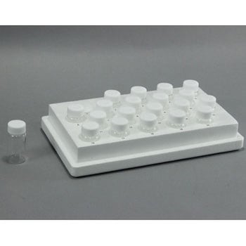 マルエム ホルダー付スクリュー管瓶 4mL 50本入 5－101