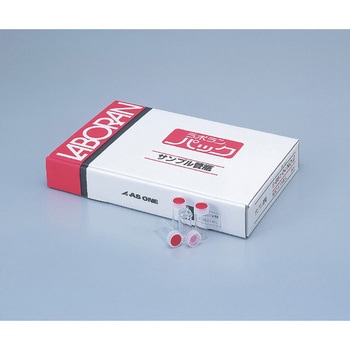 9-892-14 ラボランPSサンプル管瓶 25mL 橙 100本＋10本入 PS-25