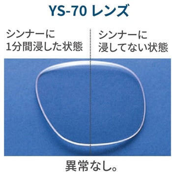 YS-70 有機溶剤対応 二眼形保護めがね - 山本光学