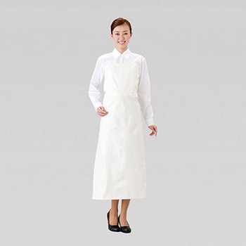 ウレタンワンタッチ胸付前掛 - アズワン