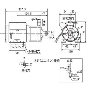 SL-5SN(H) シールレスポンプ 1個 エレポン化工機 【通販サイトMonotaRO】