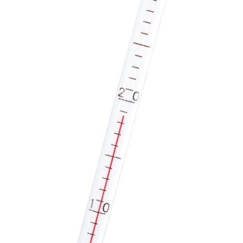 温度計(フッ素樹脂コート・アルコールタイプ) アズワン 棒状温度計
