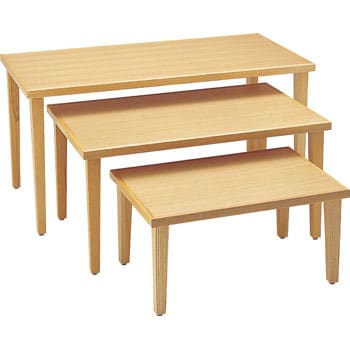 ディスプレイ用木製角テーブル サンクリエイト 机上ディスプレイ用