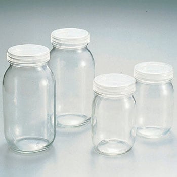 培養UMサンプル瓶(TPXキャップ付き) アズワン 差込みキャップ瓶