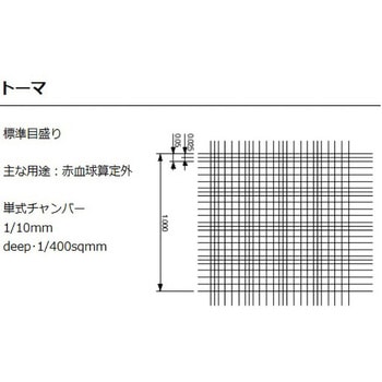 カウンティング・チェンバー(血球計算盤) アズワン