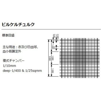 血球計算盤((財)日本血液協会認定品)