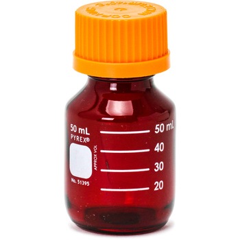 Pyrexメディウム遮光瓶 オレンジキャップ付き Pyrex パイレックス ネジ口瓶 スクリュー瓶 規格瓶 軟膏瓶 通販モノタロウ 25ml