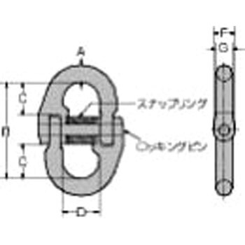 CM ハマーロック CM 金具 【通販モノタロウ】