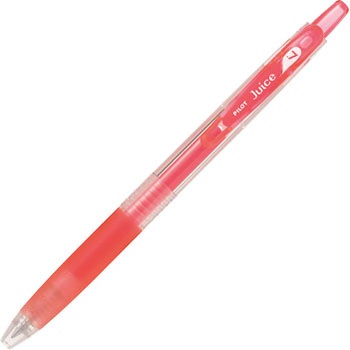 Lju 10f Kr ジュース 蛍光カラー パイロット 先端ボール径 0 7mm インク色 蛍光レッド ノック式 Lju 10f Kr 1本 通販モノタロウ