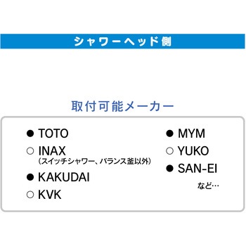 ホリダー・シモン シャワーホース 1.6m おしゃれ (アダプター付) GAONA(ガオナ)